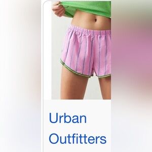 Blue Newport Tennis Club T-Shirt and Pink Striped Shorts Set